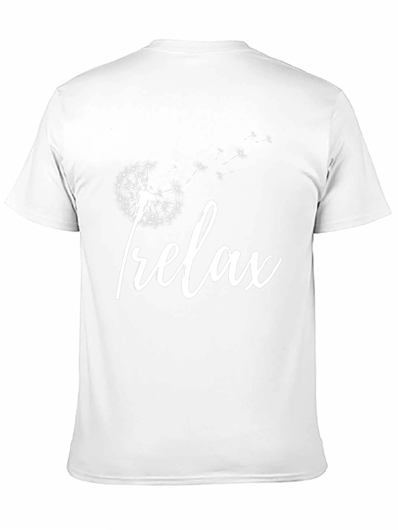 Relax Dandelion Black T-Shirt