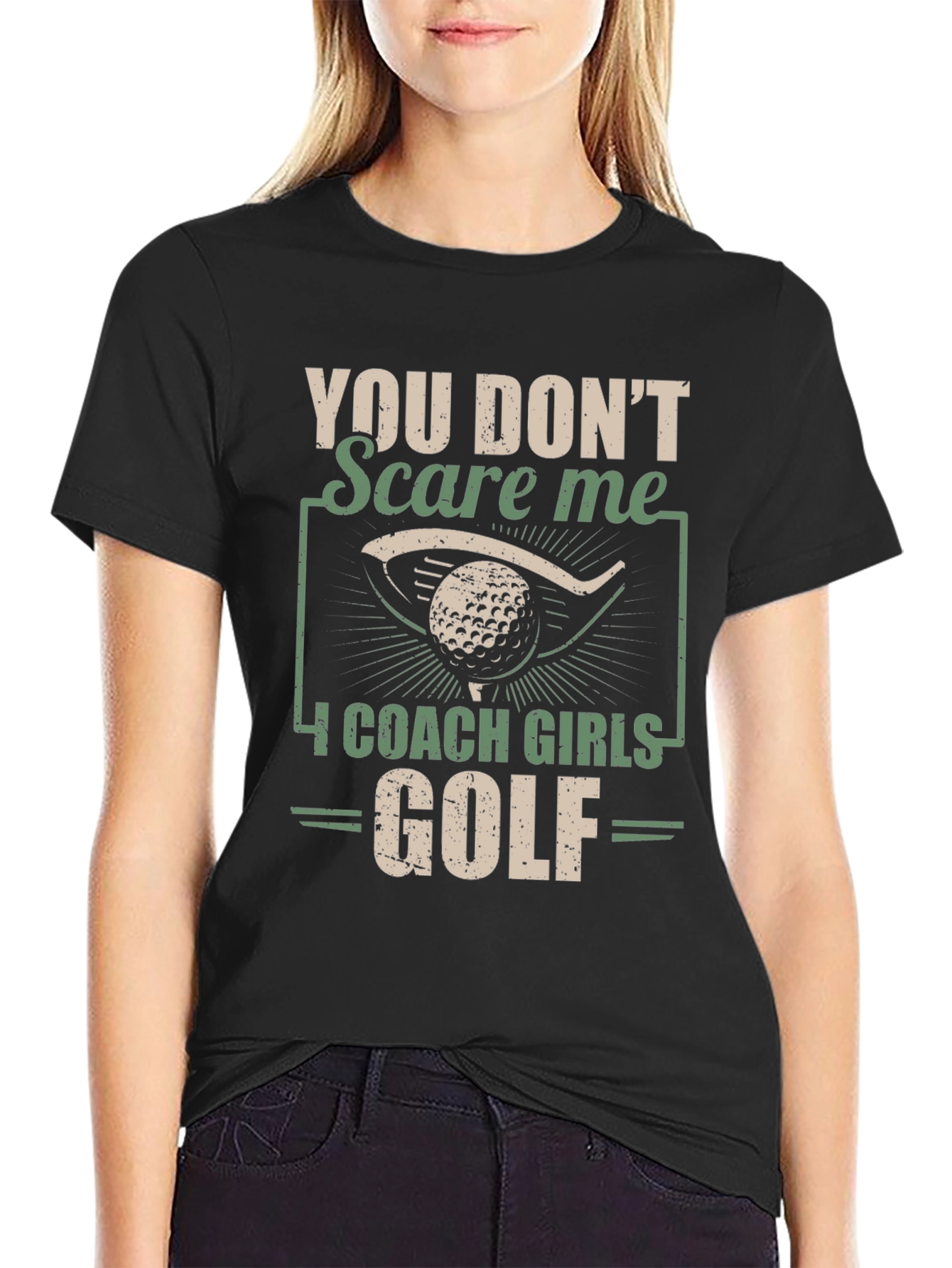 Coach Girls Golf T-Shirt - Funny Golfer Tee