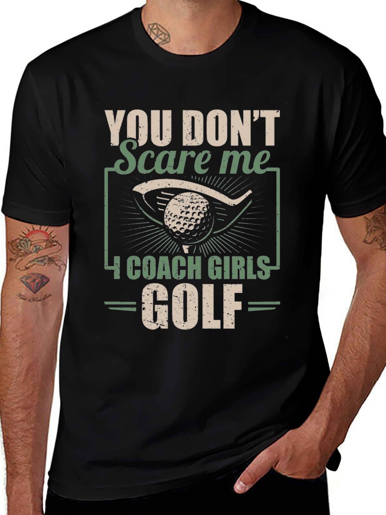 Coach Girls Golf T-Shirt - Funny Golfer Tee