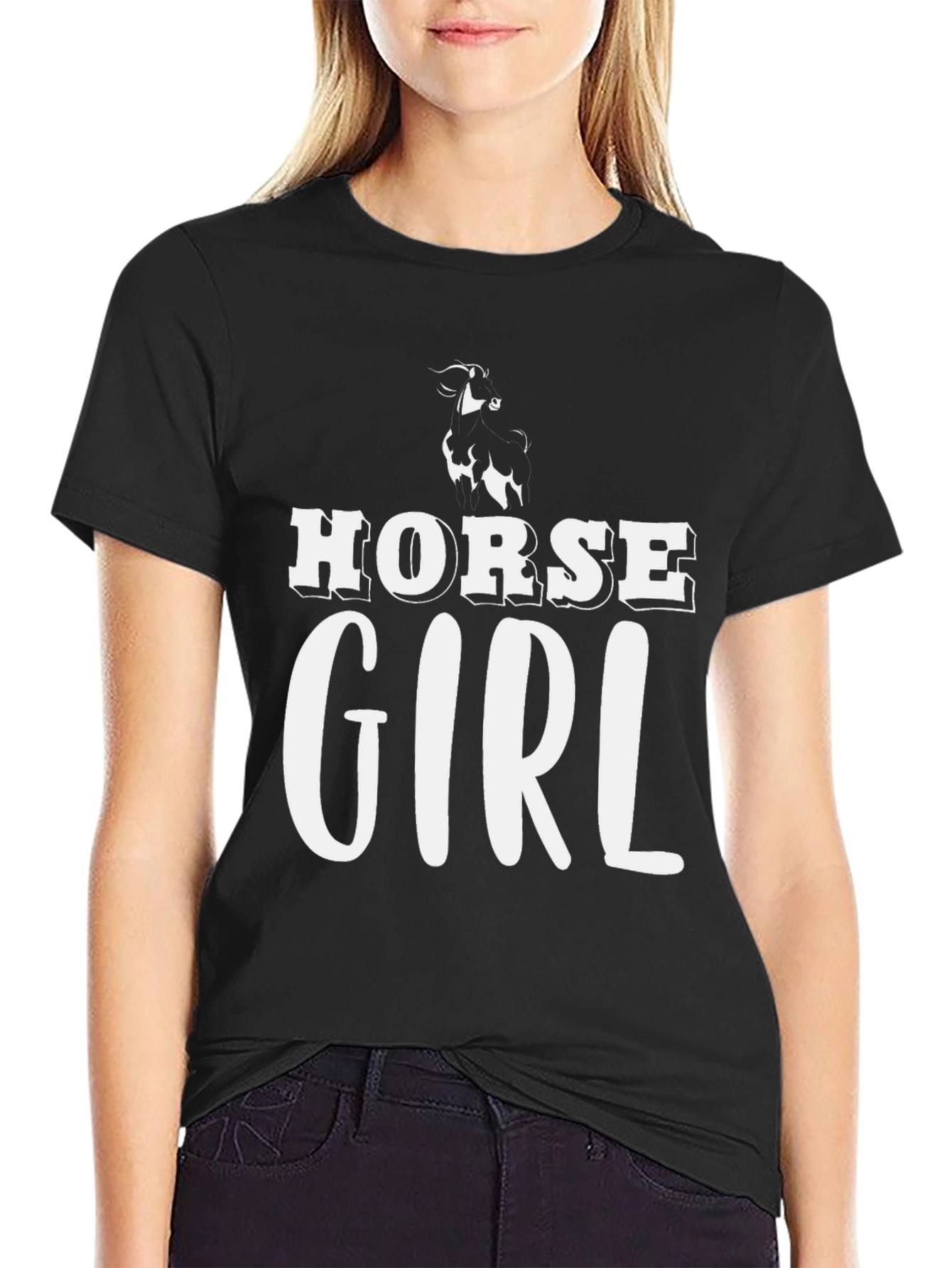 Horse Girl Graphic Tee - Equestrian Lover Shirt