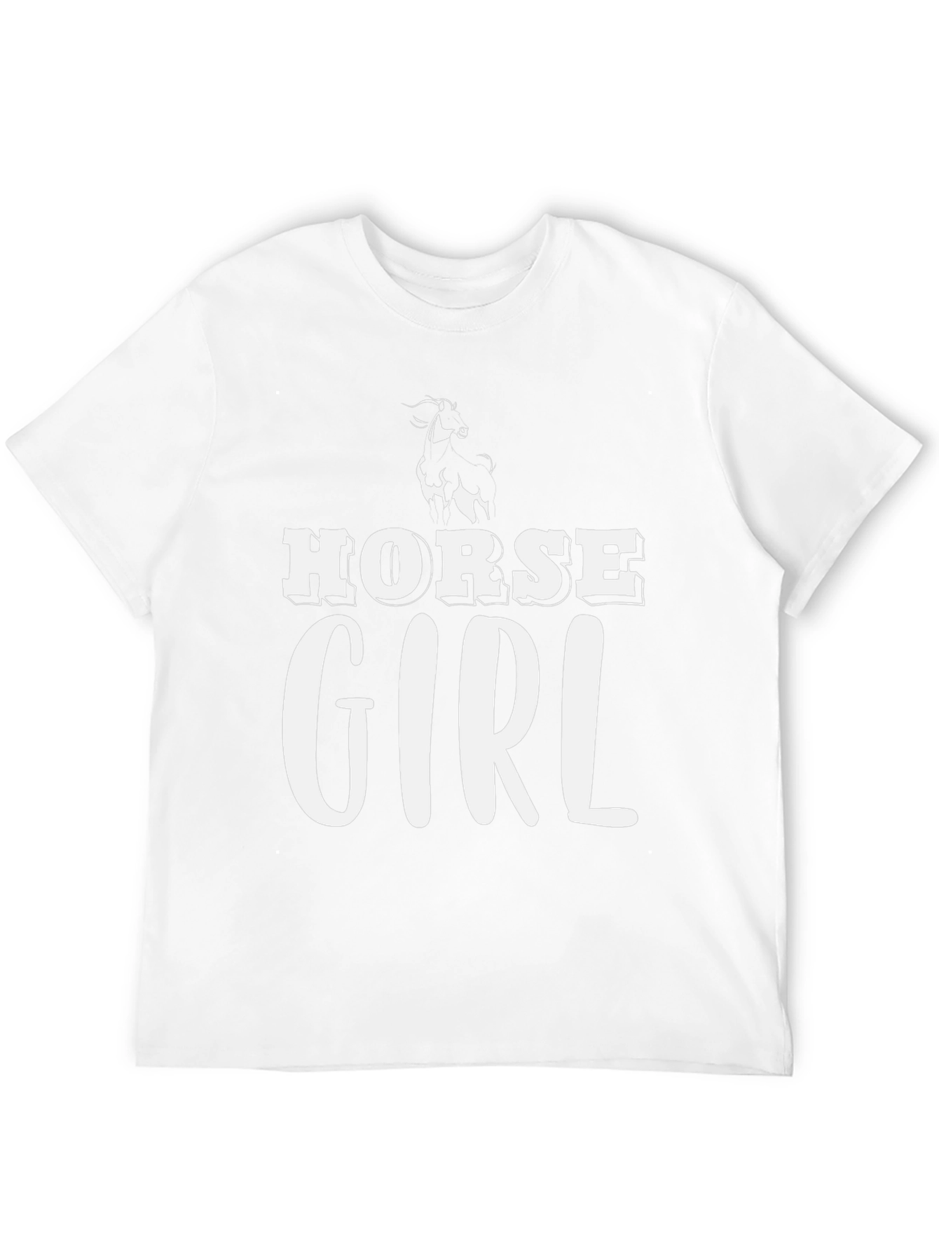 Horse Girl Graphic Tee - Equestrian Lover Shirt