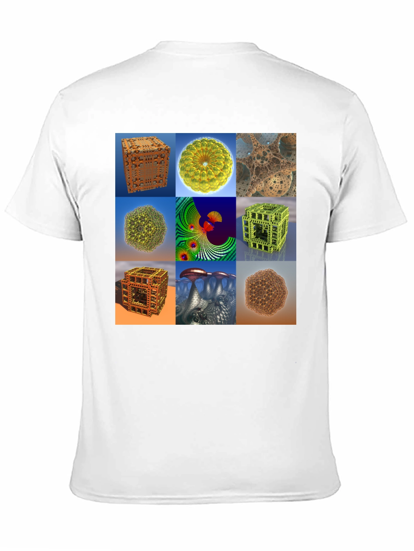 Fractal Art Print Tee - Unique Design T-Shirt