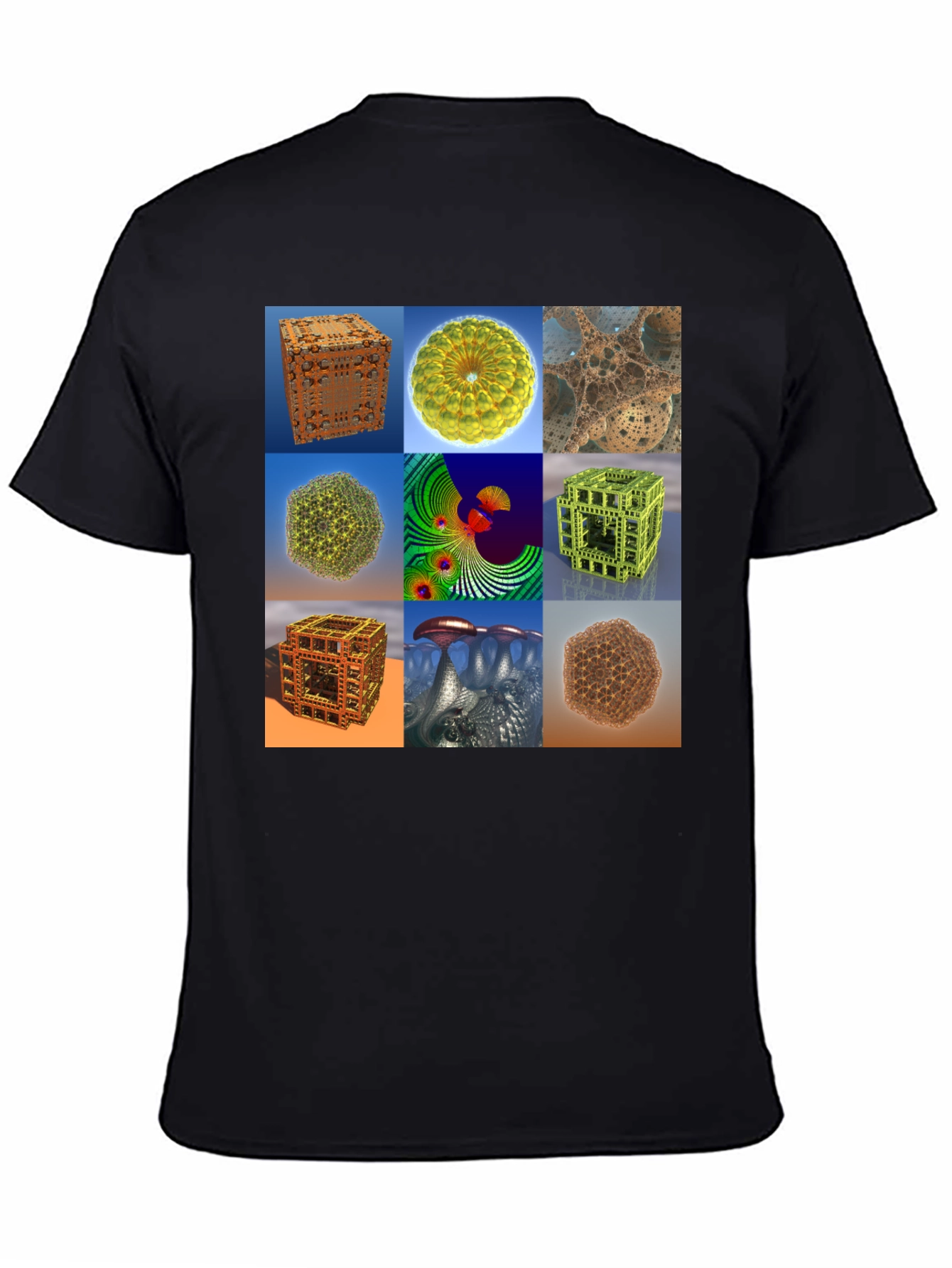 Fractal Art Print Tee - Unique Design T-Shirt