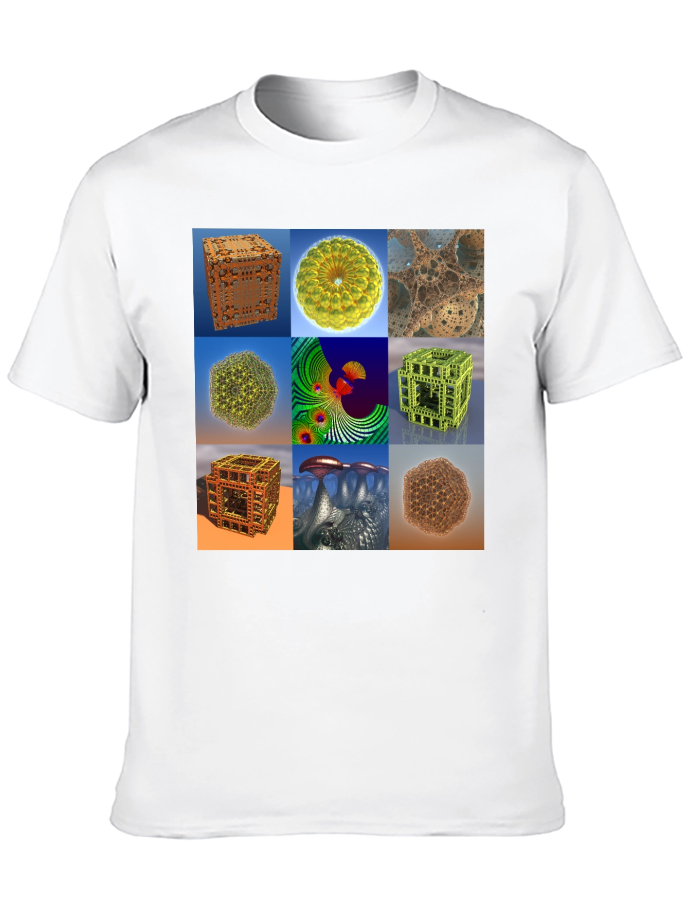 Fractal Art Print Tee - Unique Design T-Shirt