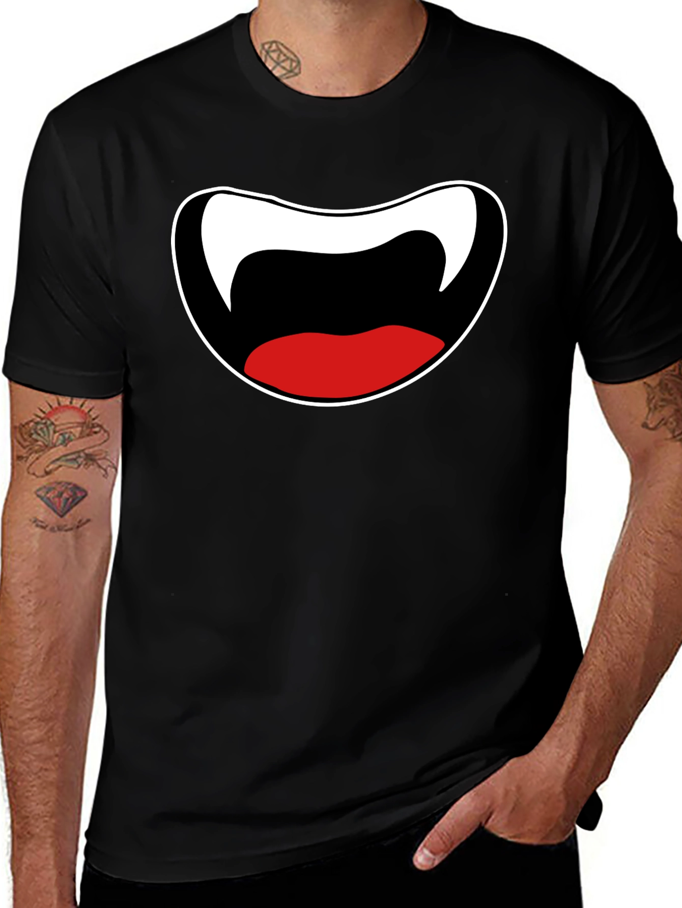 Vampire Mouth T-Shirt - Halloween Ready!