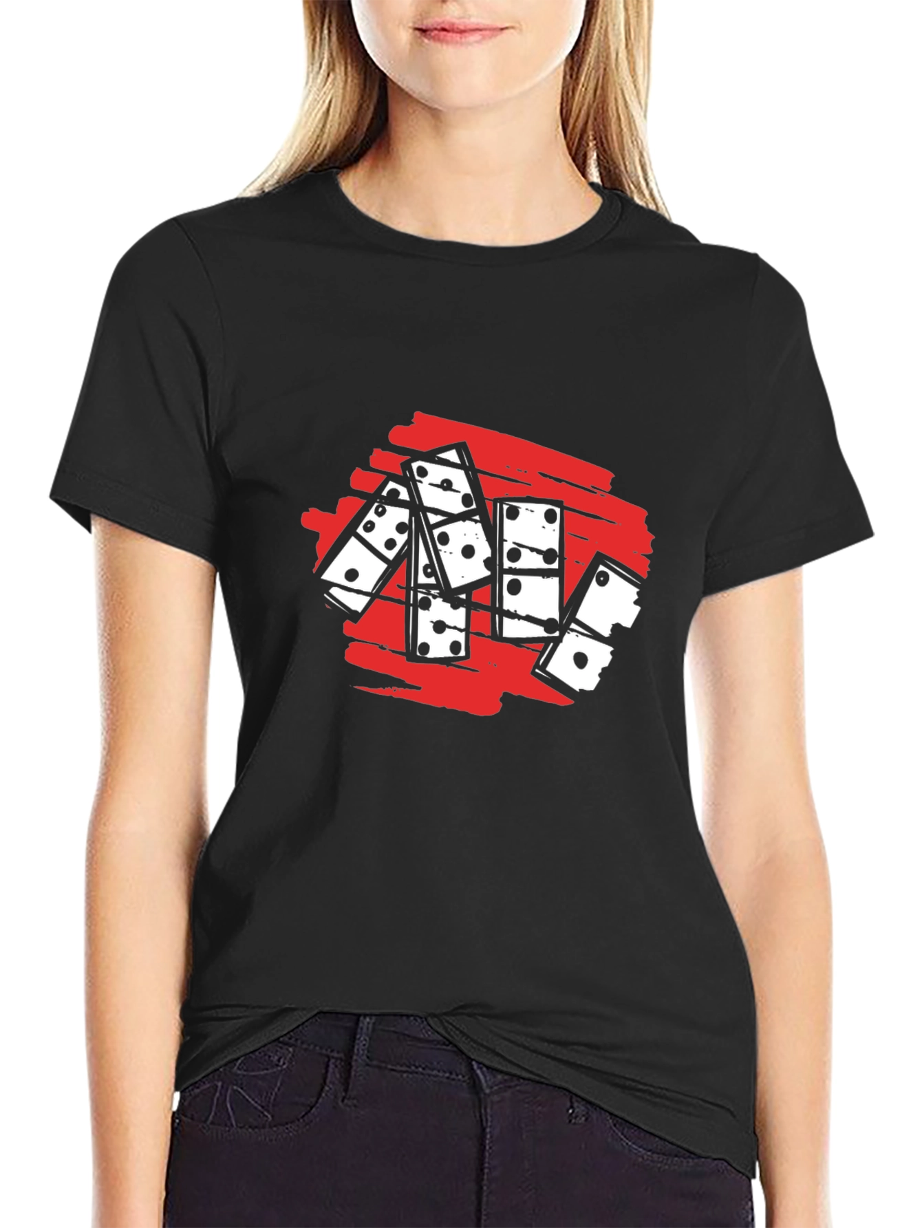 Domino Graphic Tee - Stylish Casual Wear