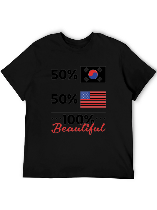 50% Korean 50% American 100% Beautiful T-Shirt