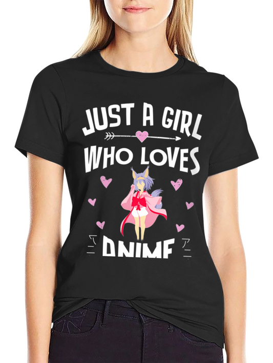 Just A Girl Who Loves Anime T-Shirt