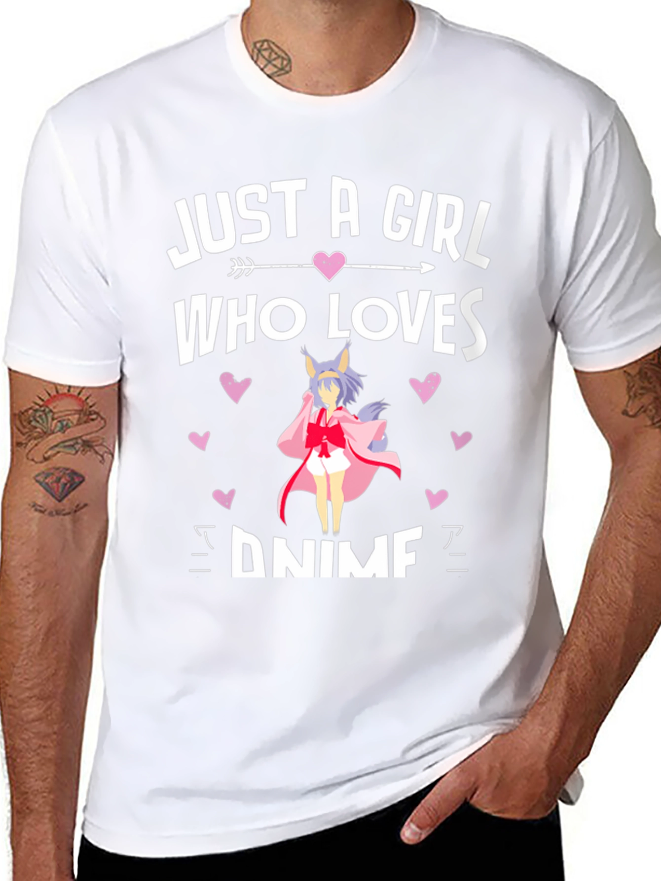 Just A Girl Who Loves Anime T-Shirt