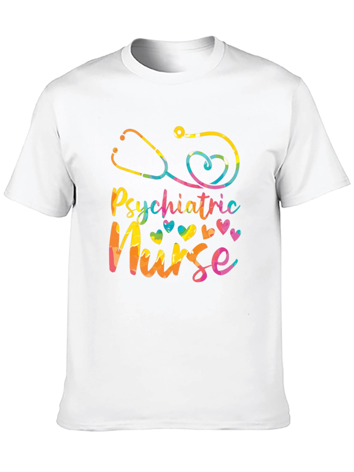 Psychiatric Nurse Tie Dye Graphic Tee