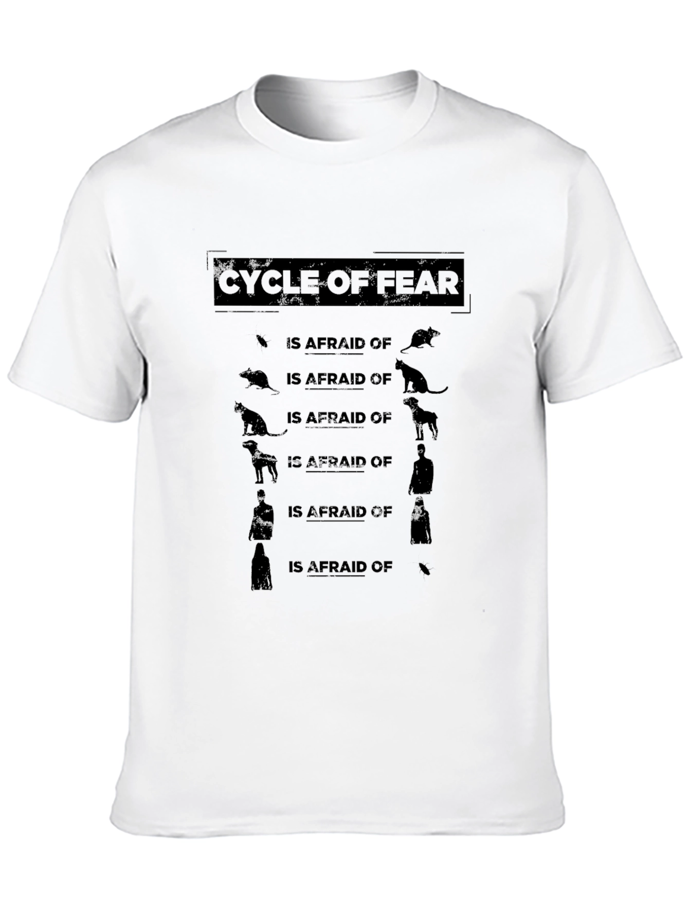 Cycle of Fear Graphic Tee - Mens Black T-Shirt