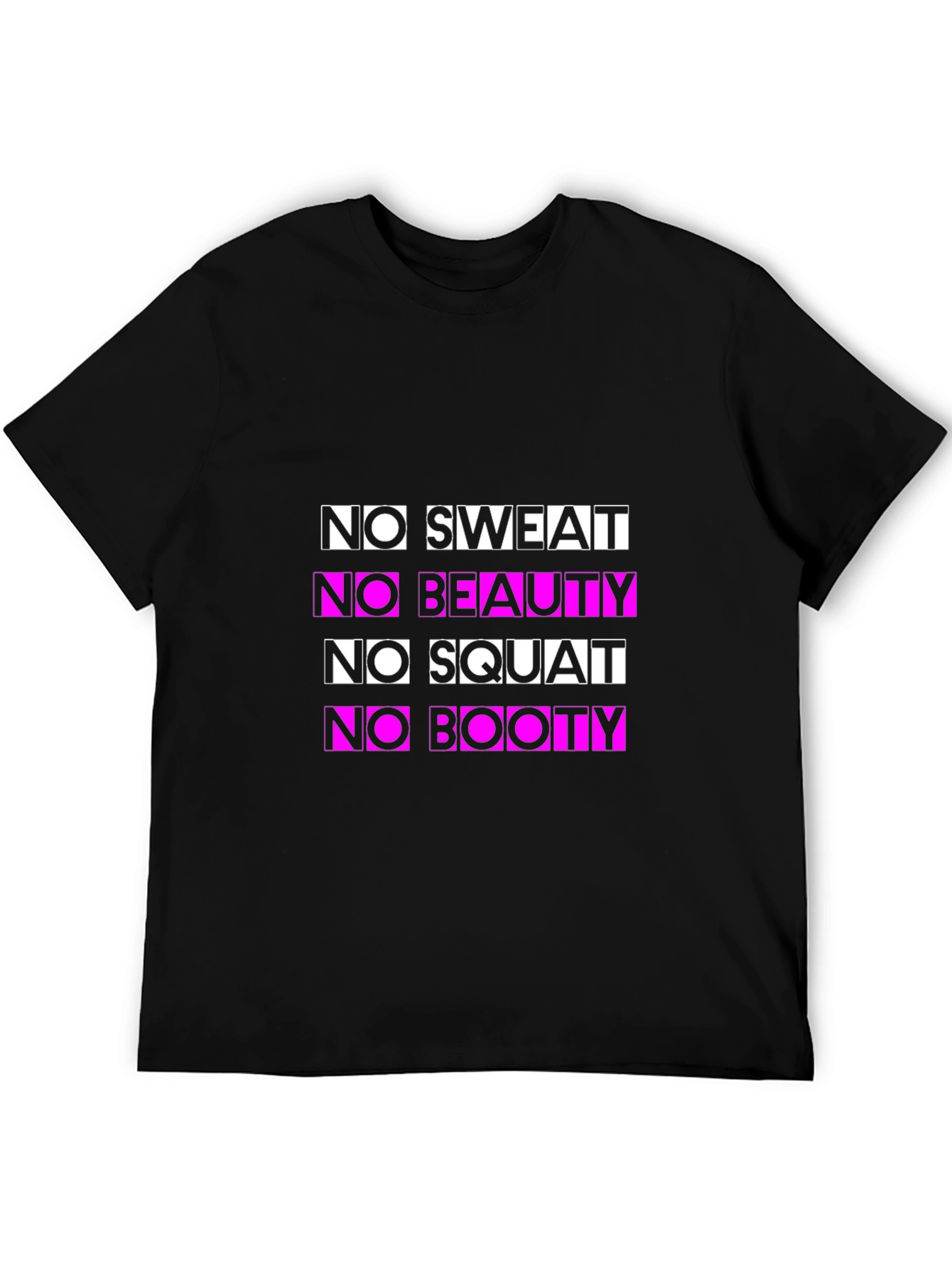 No Sweat No Beauty Funny Fitness T-Shirt
