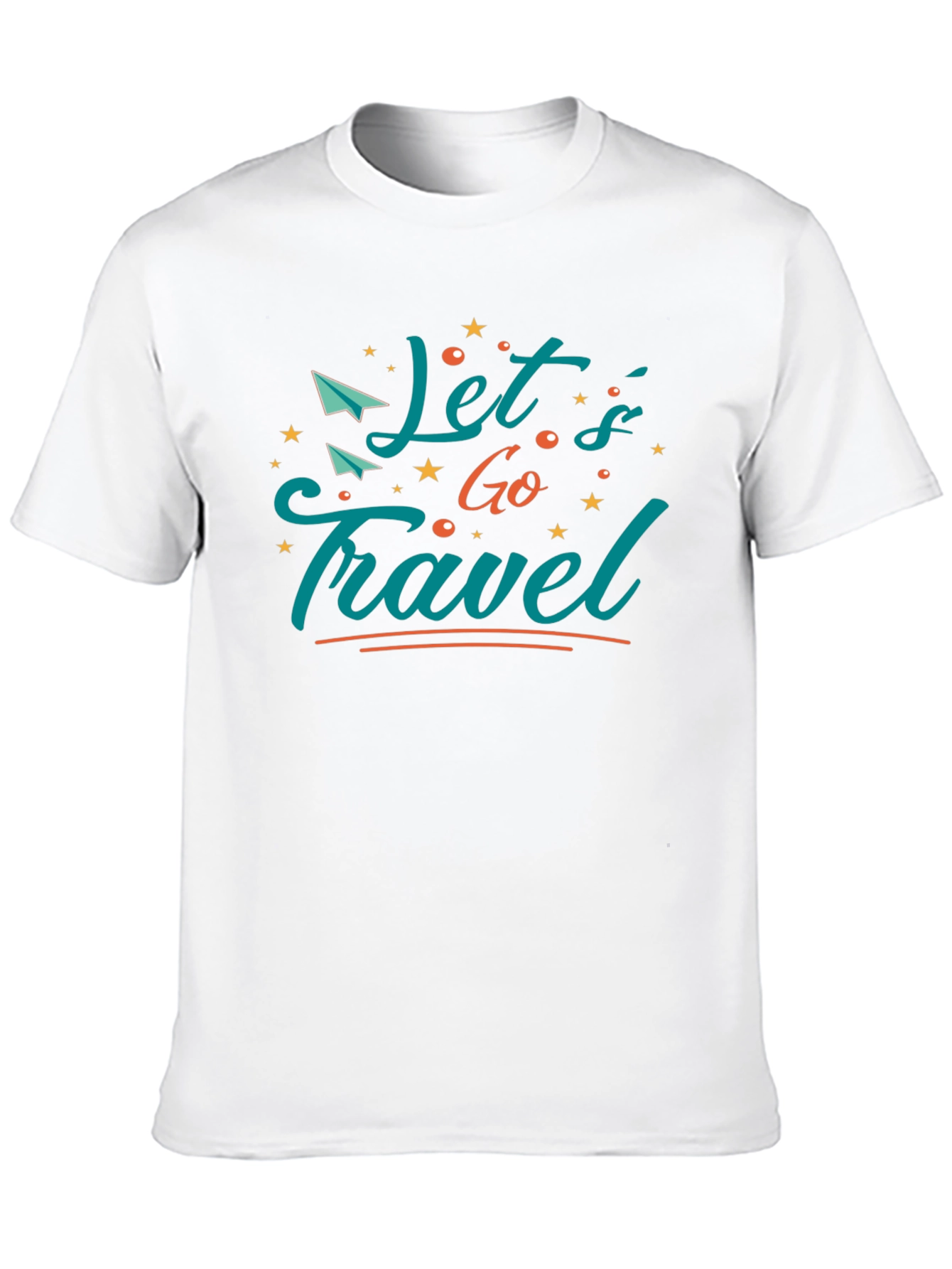 Lets Go Travel Black T-Shirt