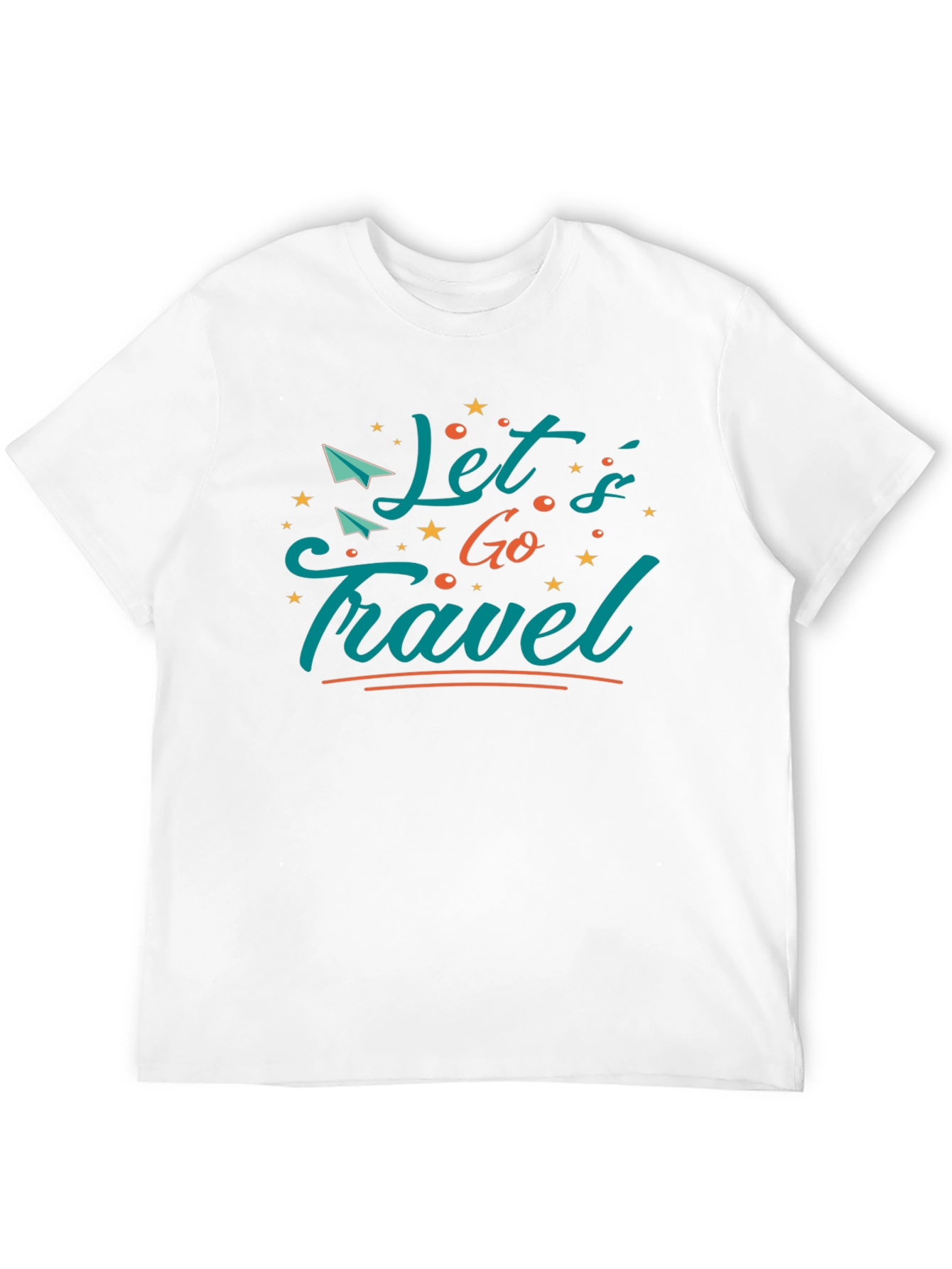 Lets Go Travel Black T-Shirt