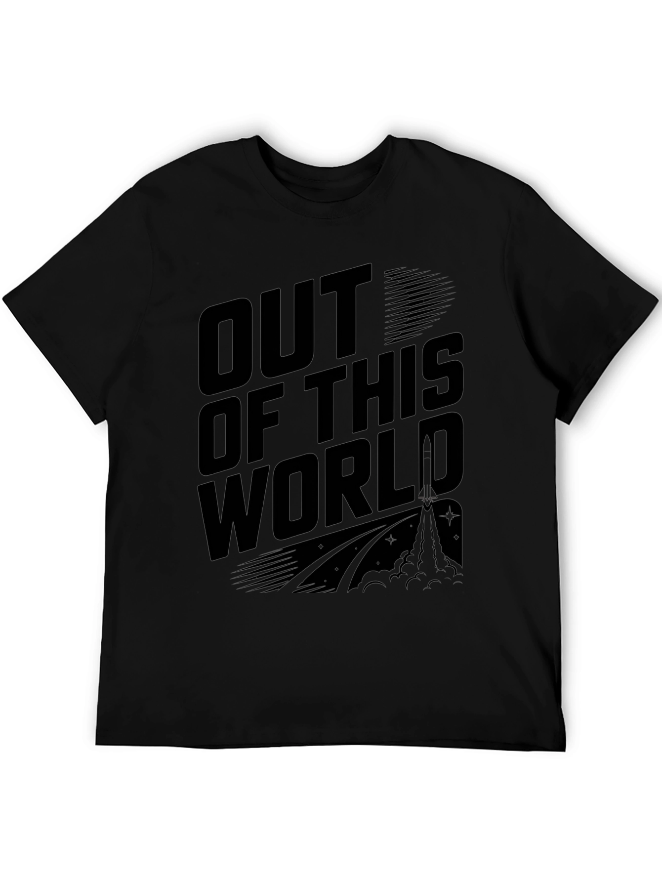 Out of This World Black Graphic Tee