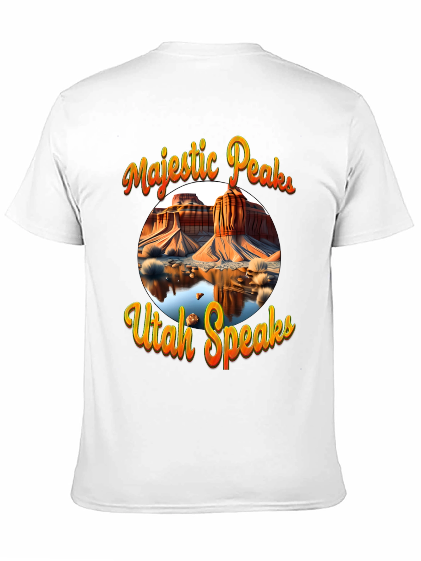 Majestic Peaks Utah Speaks Graphic Tee