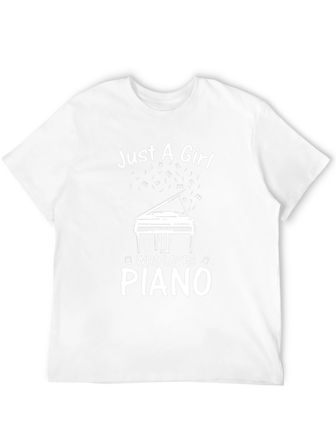Just a Girl Who Loves Piano T-Shirt