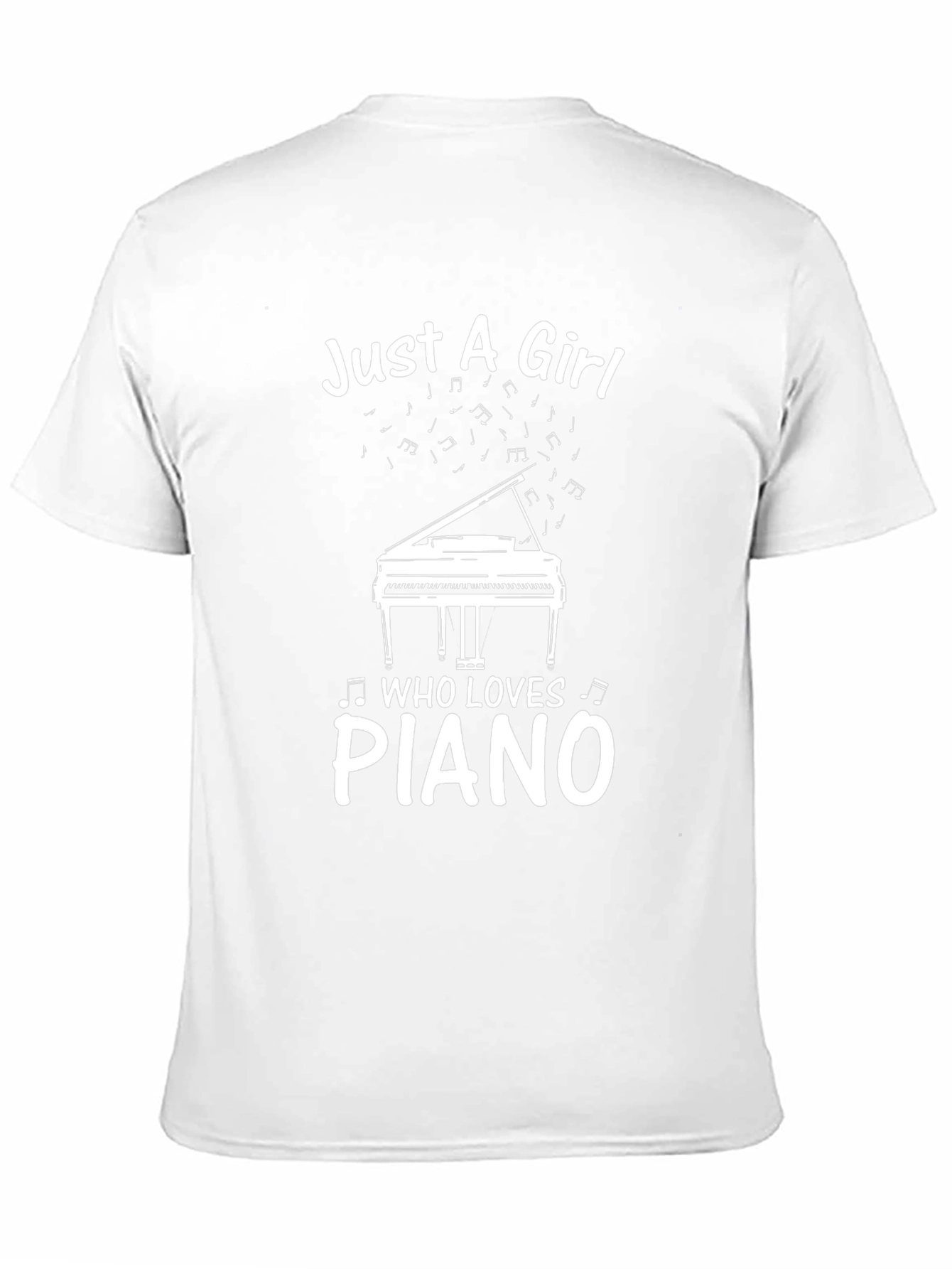 Just a Girl Who Loves Piano T-Shirt