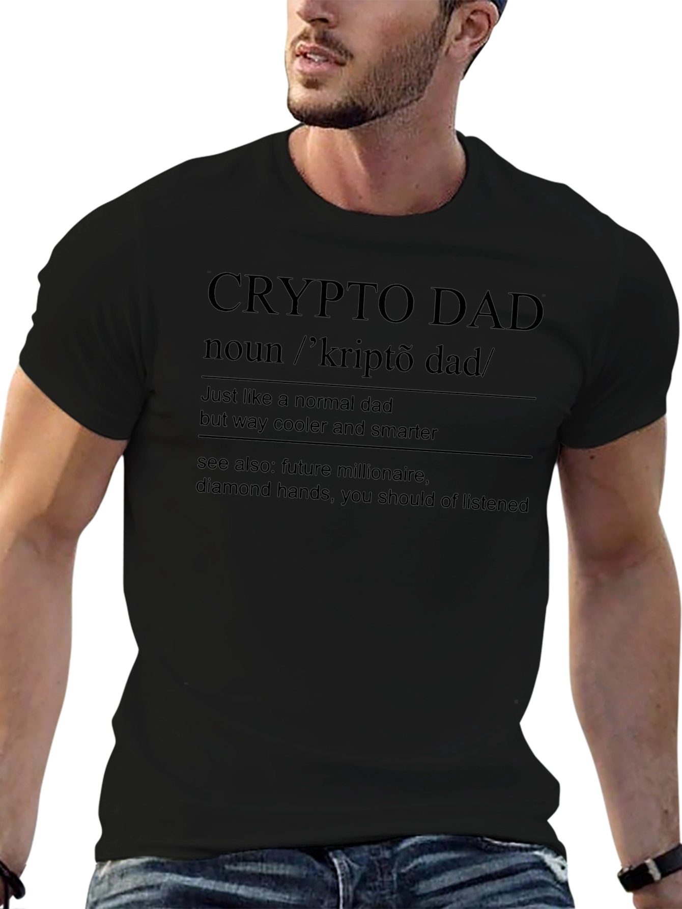 Crypto Dad Definition T-Shirt