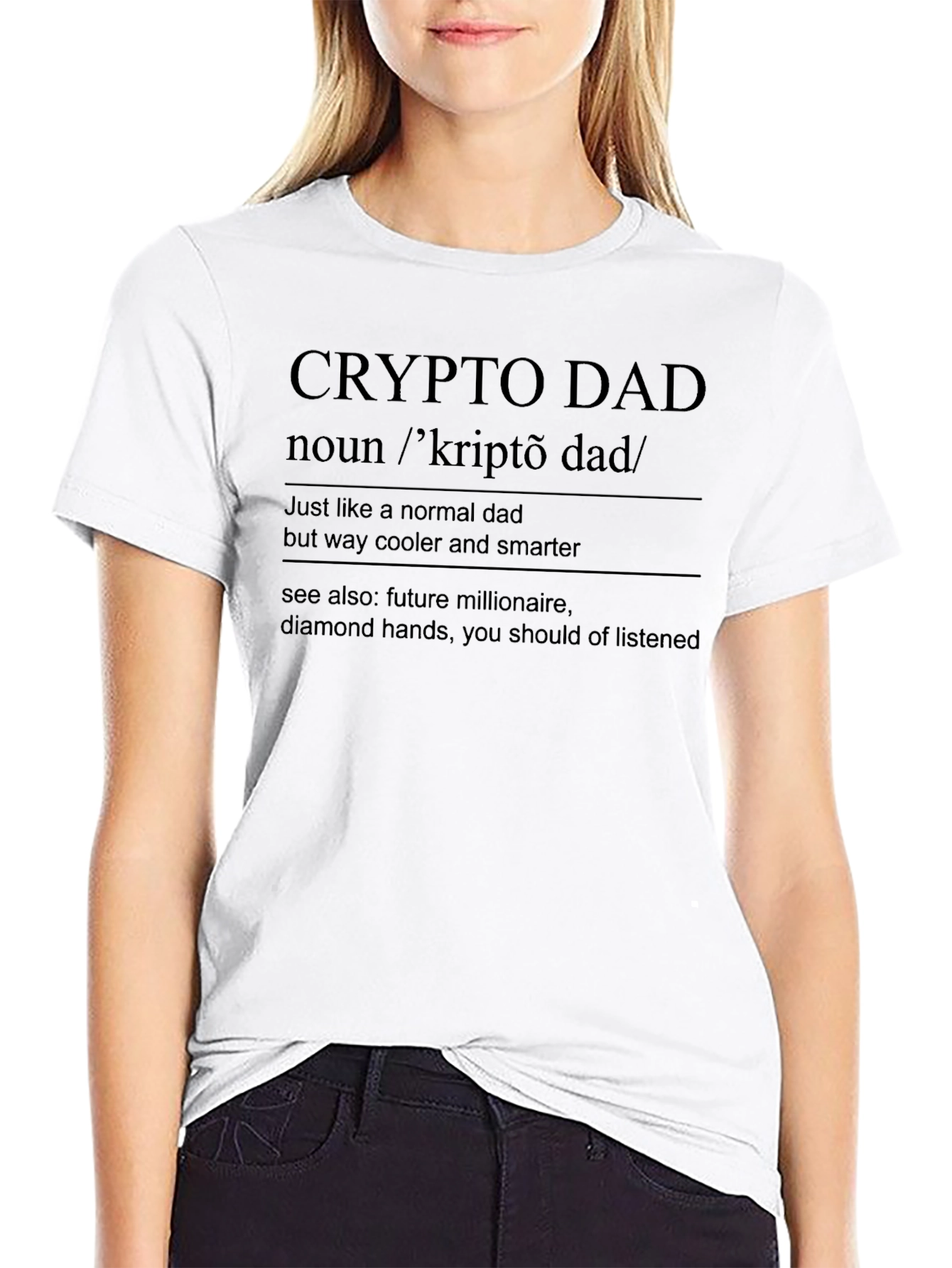 Crypto Dad Definition T-Shirt