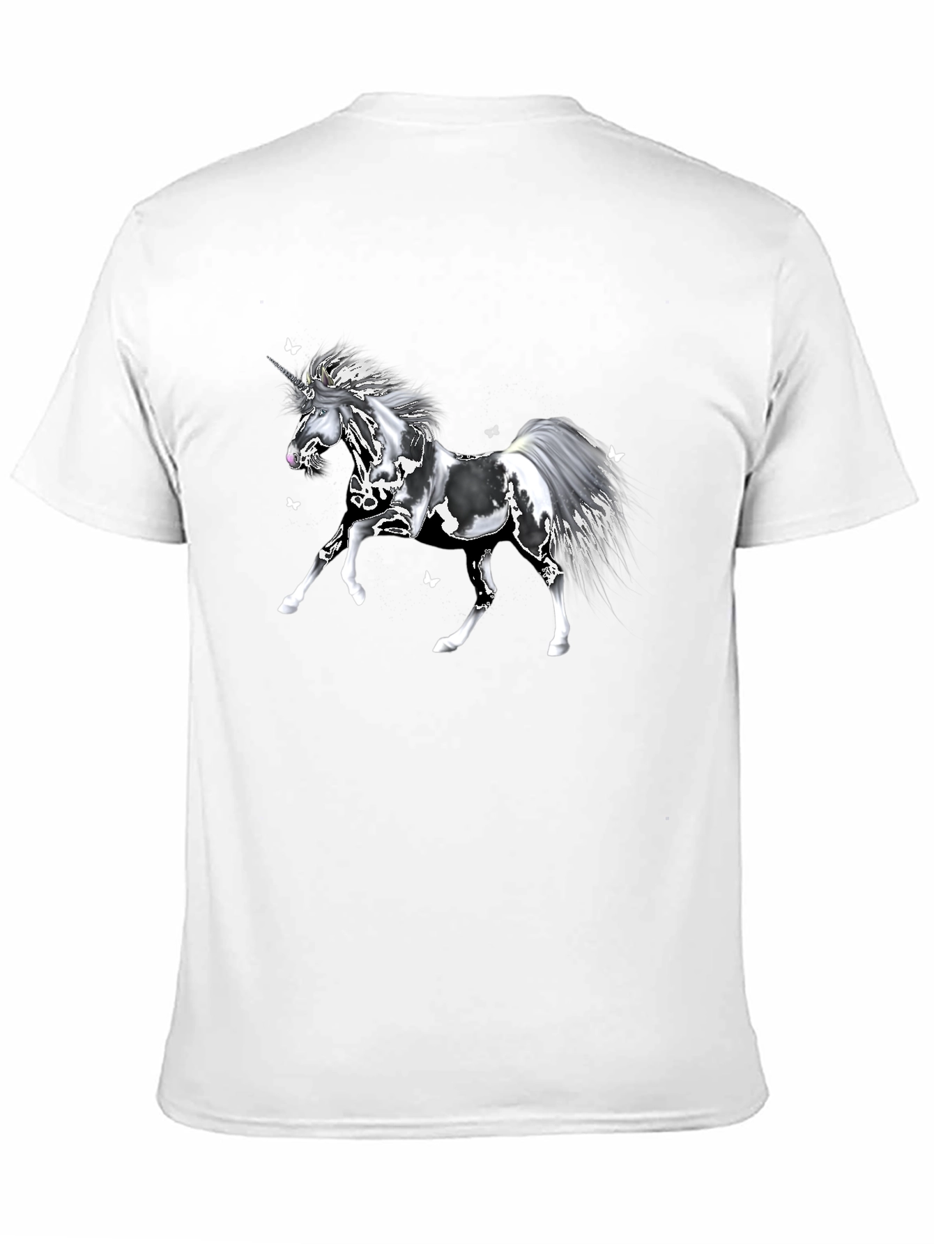 Unicorn Black T-Shirt Fantasy Graphic Tee