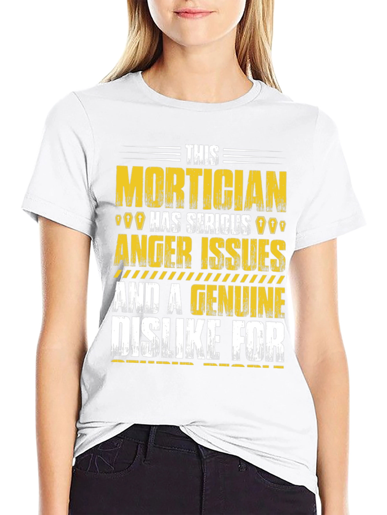 Mortician Humor Graphic T-Shirt