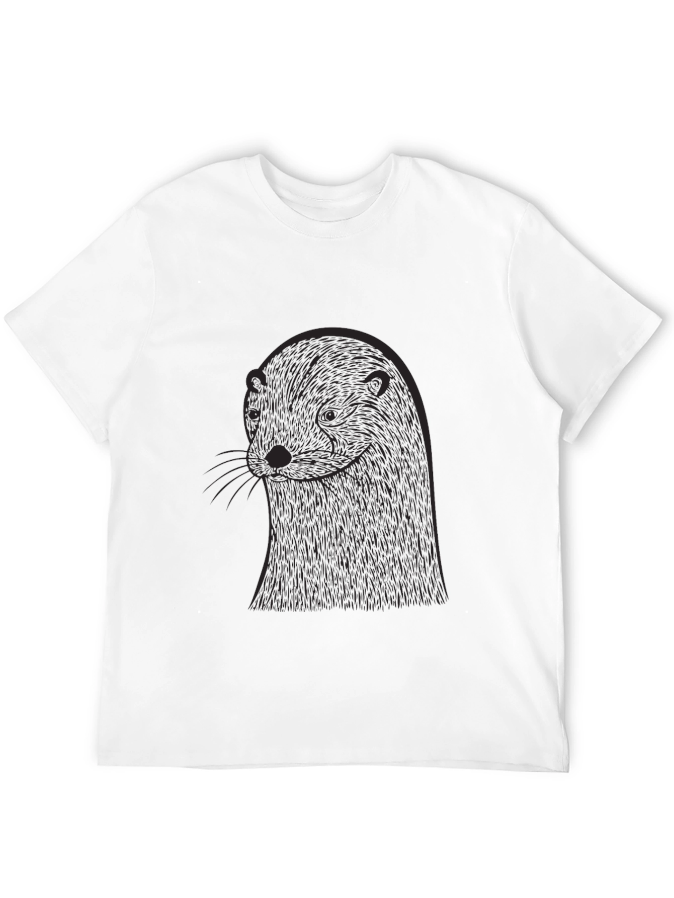 Otter Graphic Tee - Soft Cotton Blend