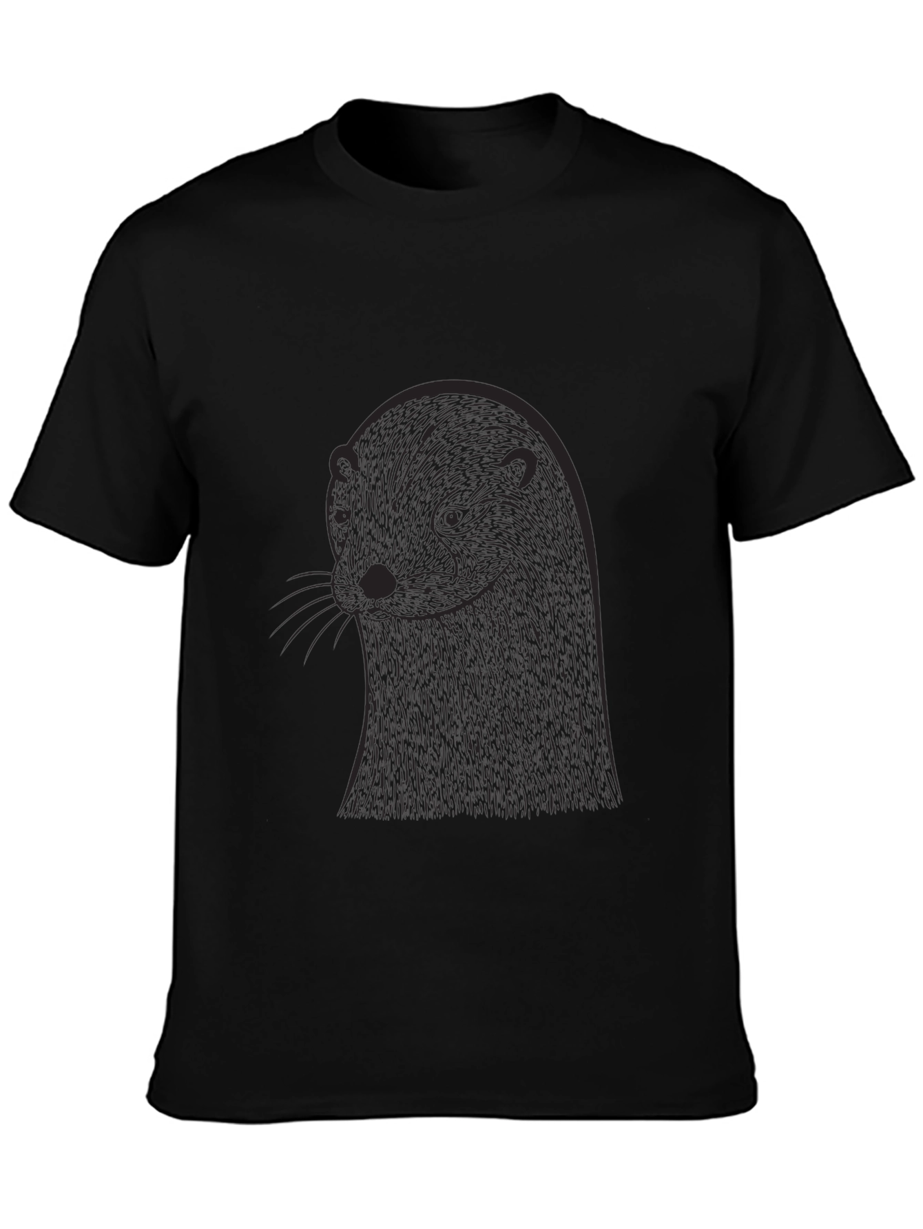 Otter Graphic Tee - Soft Cotton Blend