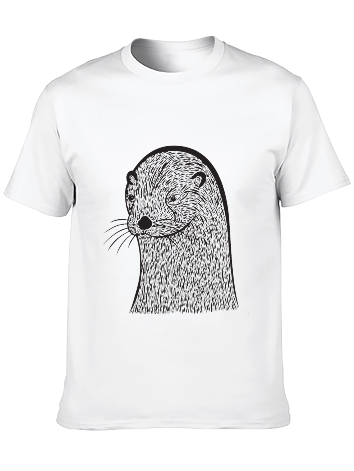 Otter Graphic Tee - Soft Cotton Blend