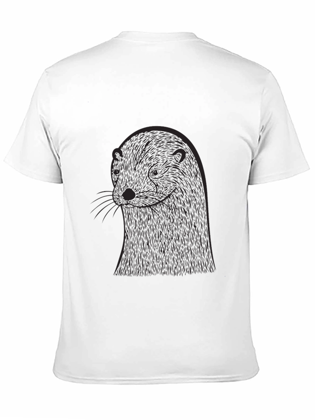 Otter Graphic Tee - Soft Cotton Blend