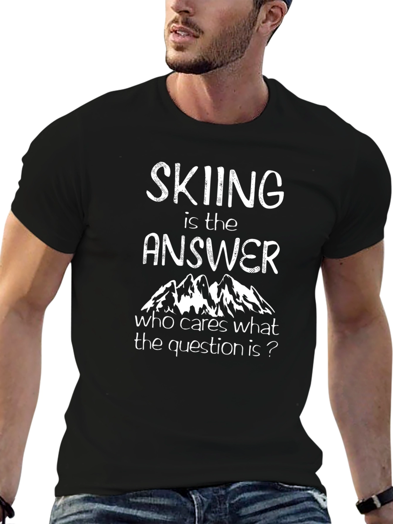 Skiing is the Answer T-Shirt