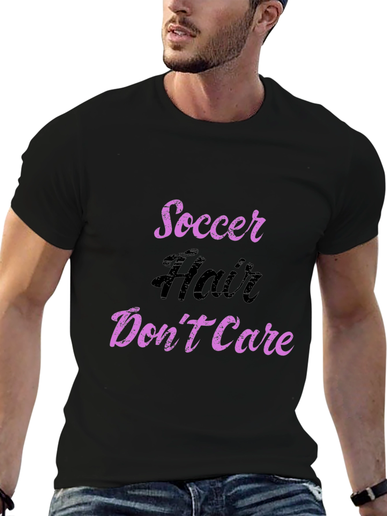 Soccer Hair Dont Care T-Shirt