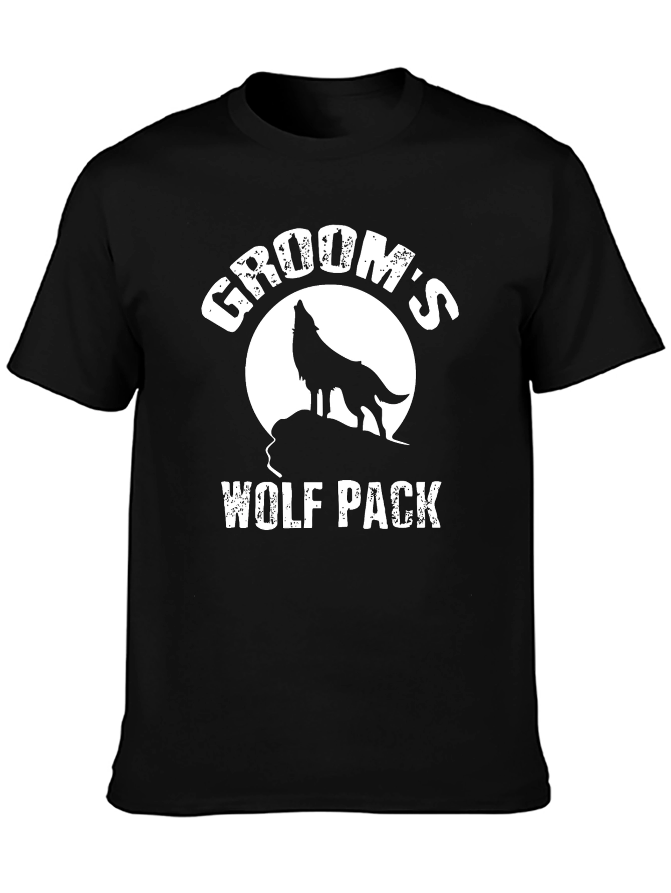 Grooms Wolf Pack T-Shirt - Bachelor Party Tee