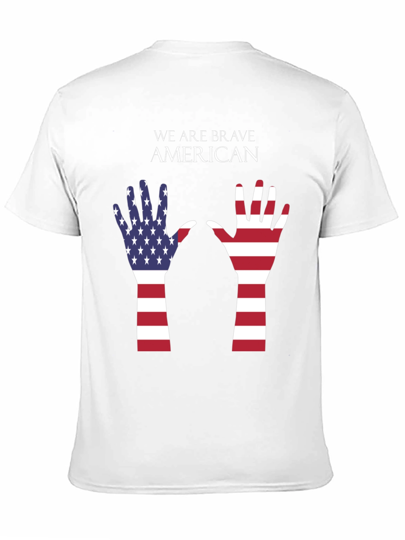 Brave American T-Shirt - Patriotic Design