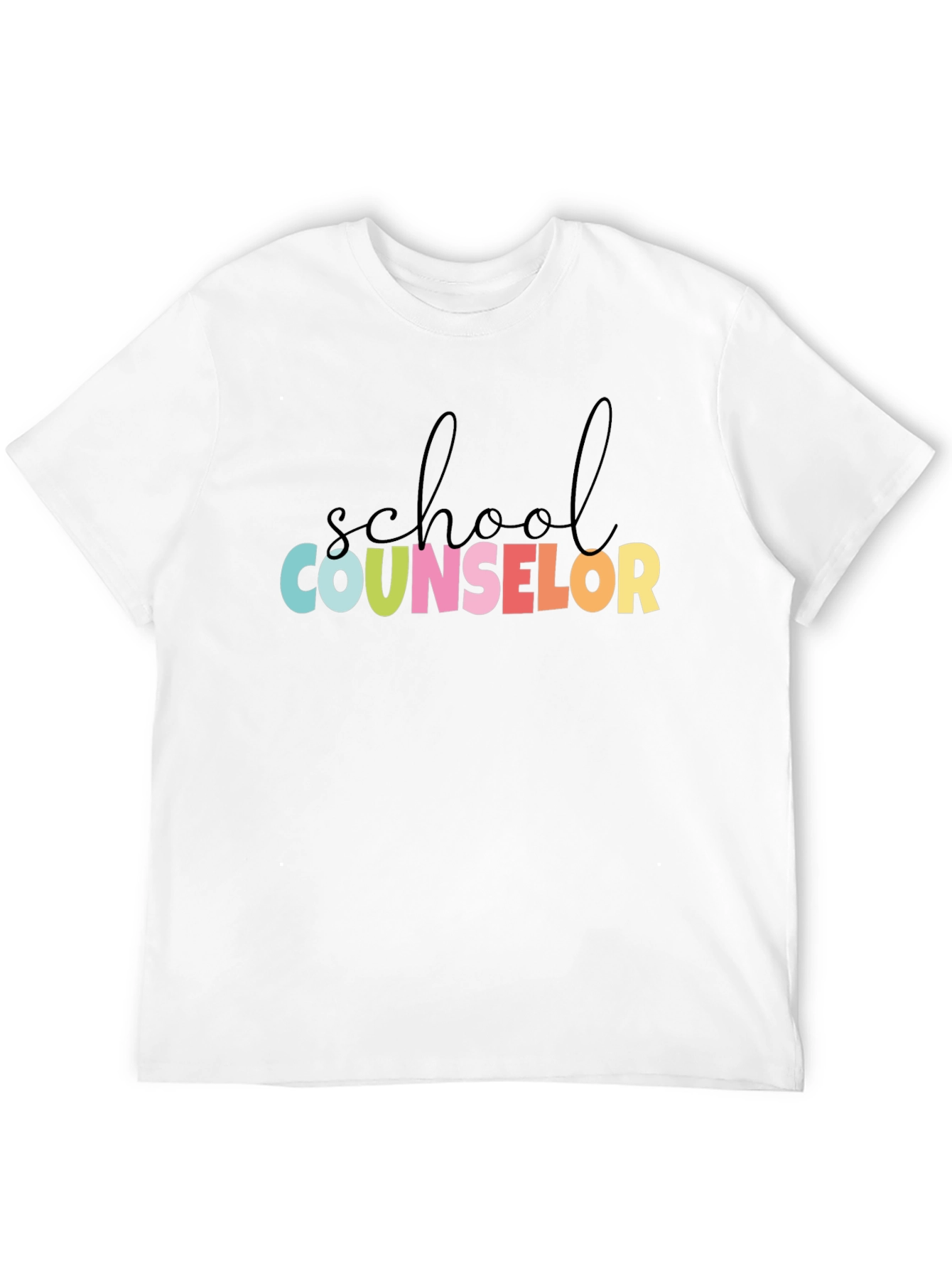 School Counselor Graphic Tee - Unisex Black T-Shirt