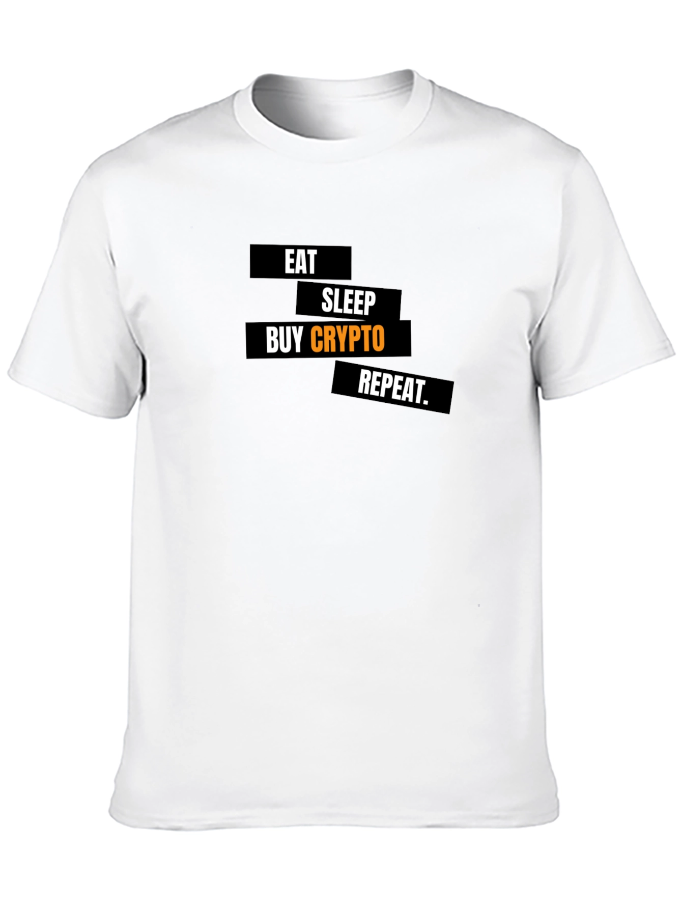Eat Sleep Buy Crypto Repeat Black T-Shirt