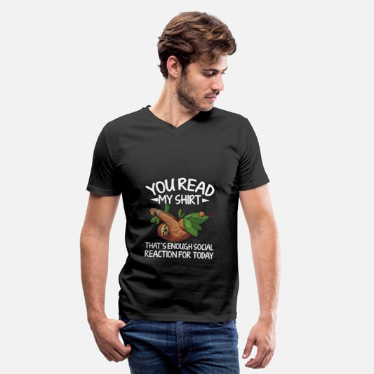 You Read My Shirt That's Enough Social Reaction