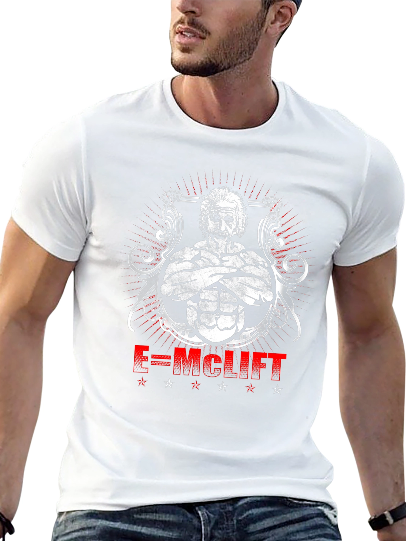 E=MCLIFT Einstein Gym T-Shirt