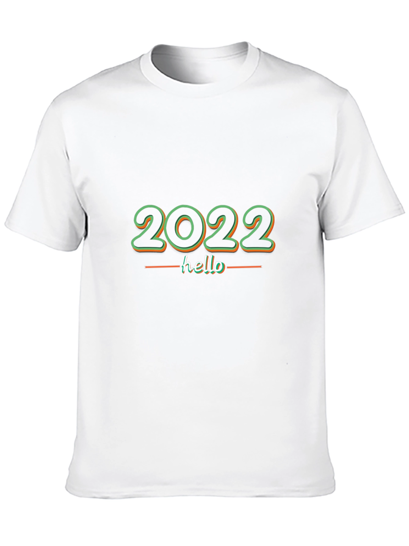 Retro 2022 Hello Black Graphic Tee