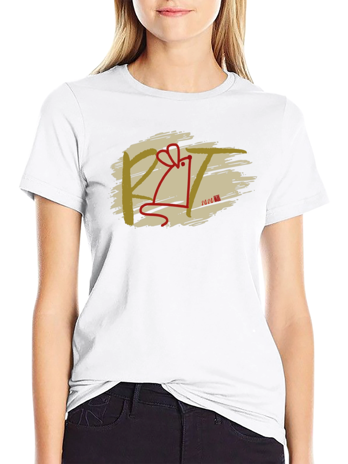 Year of the Rat T-Shirt - Black Cotton Tee