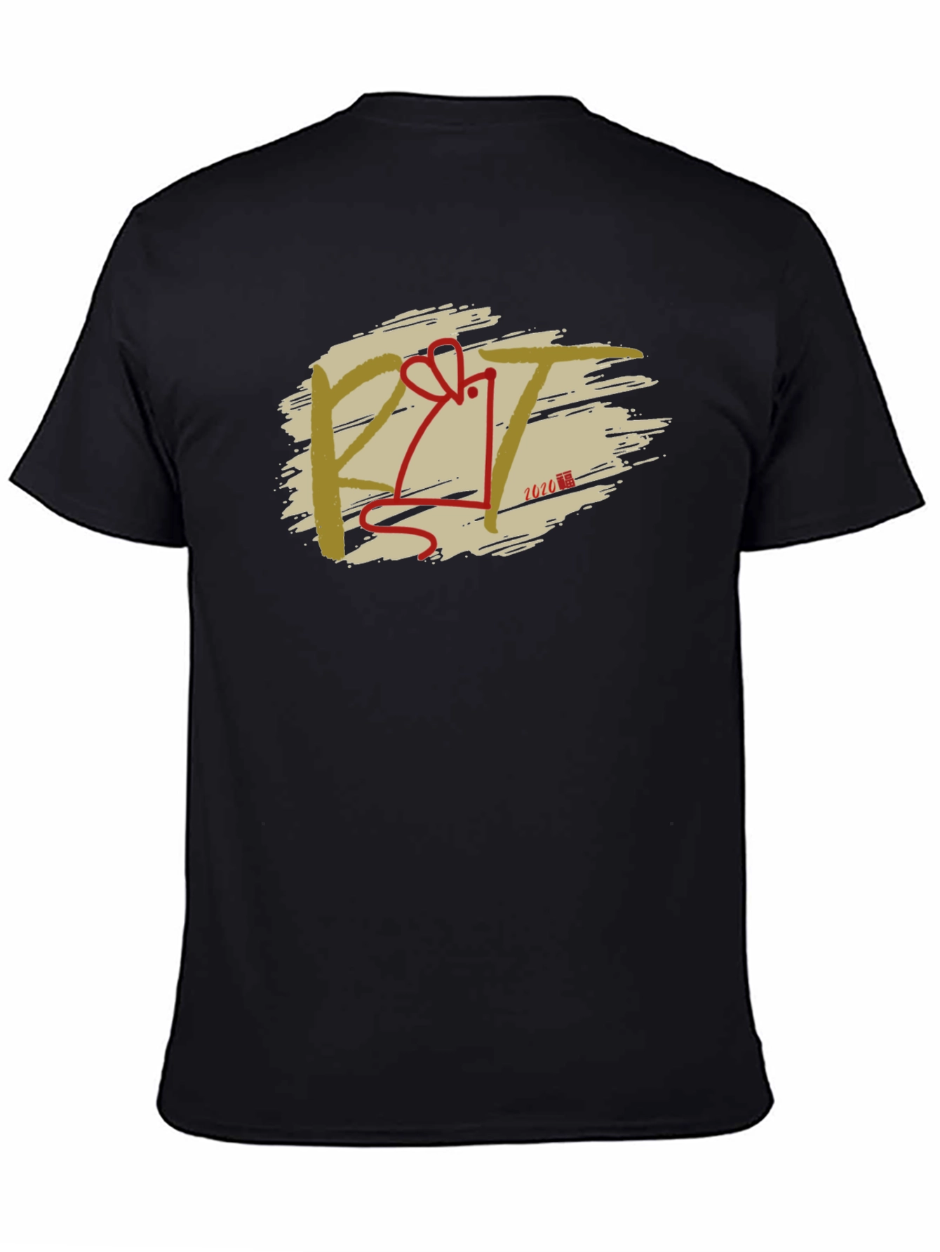 Year of the Rat T-Shirt - Black Cotton Tee