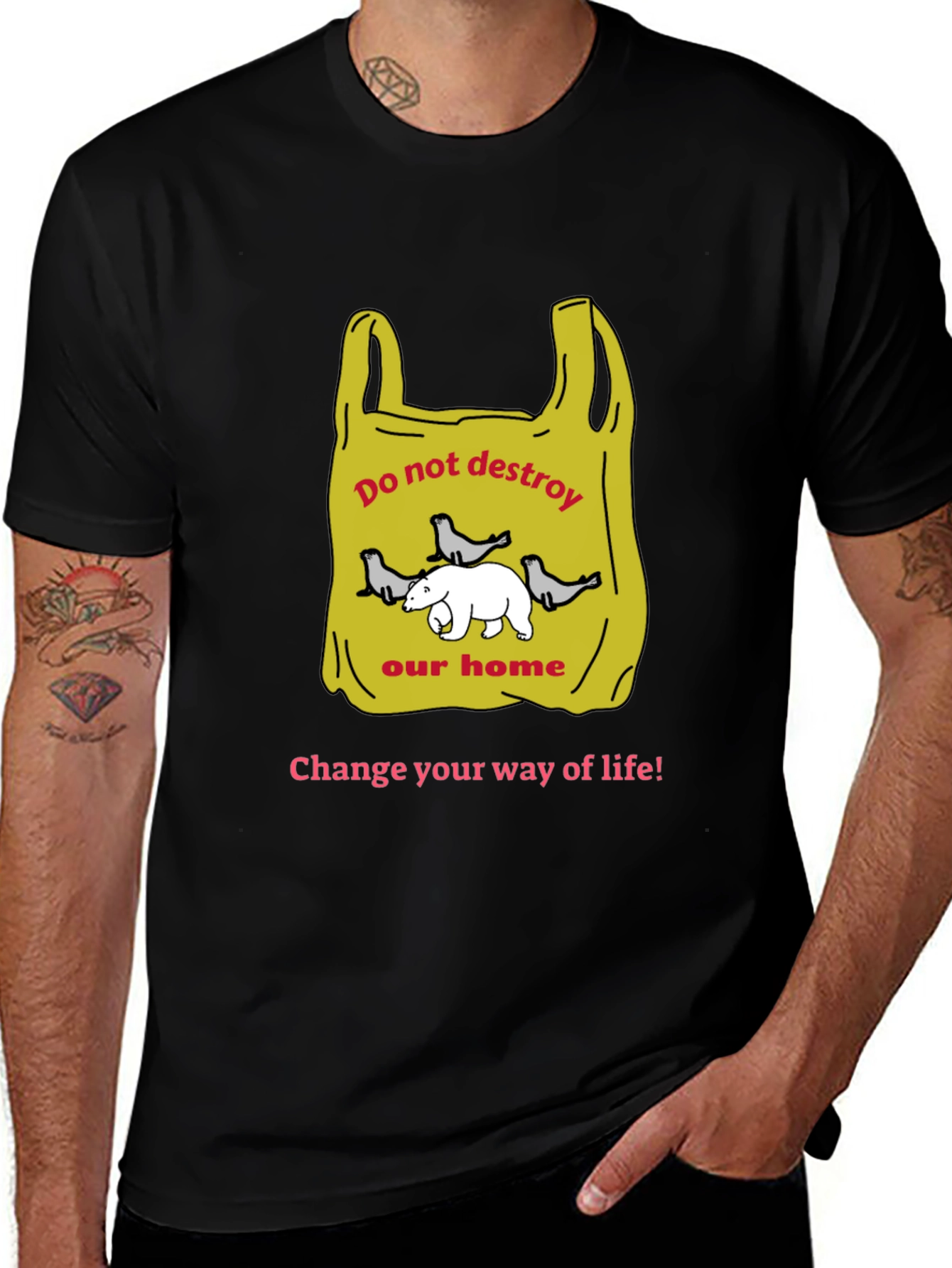 Eco-Friendly T-Shirt: Save Our Home