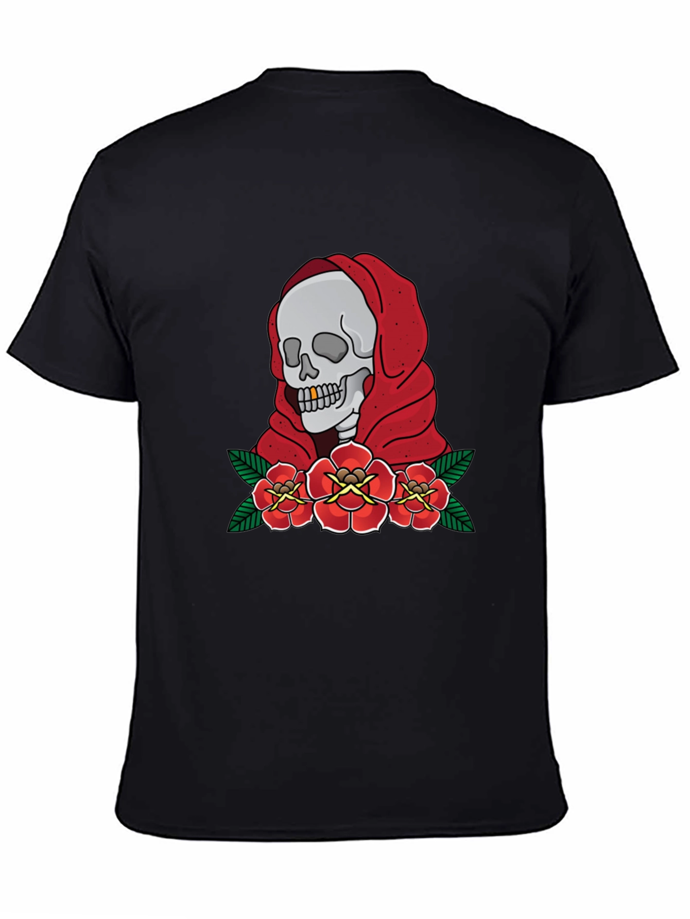 Skull & Roses Graphic T-Shirt