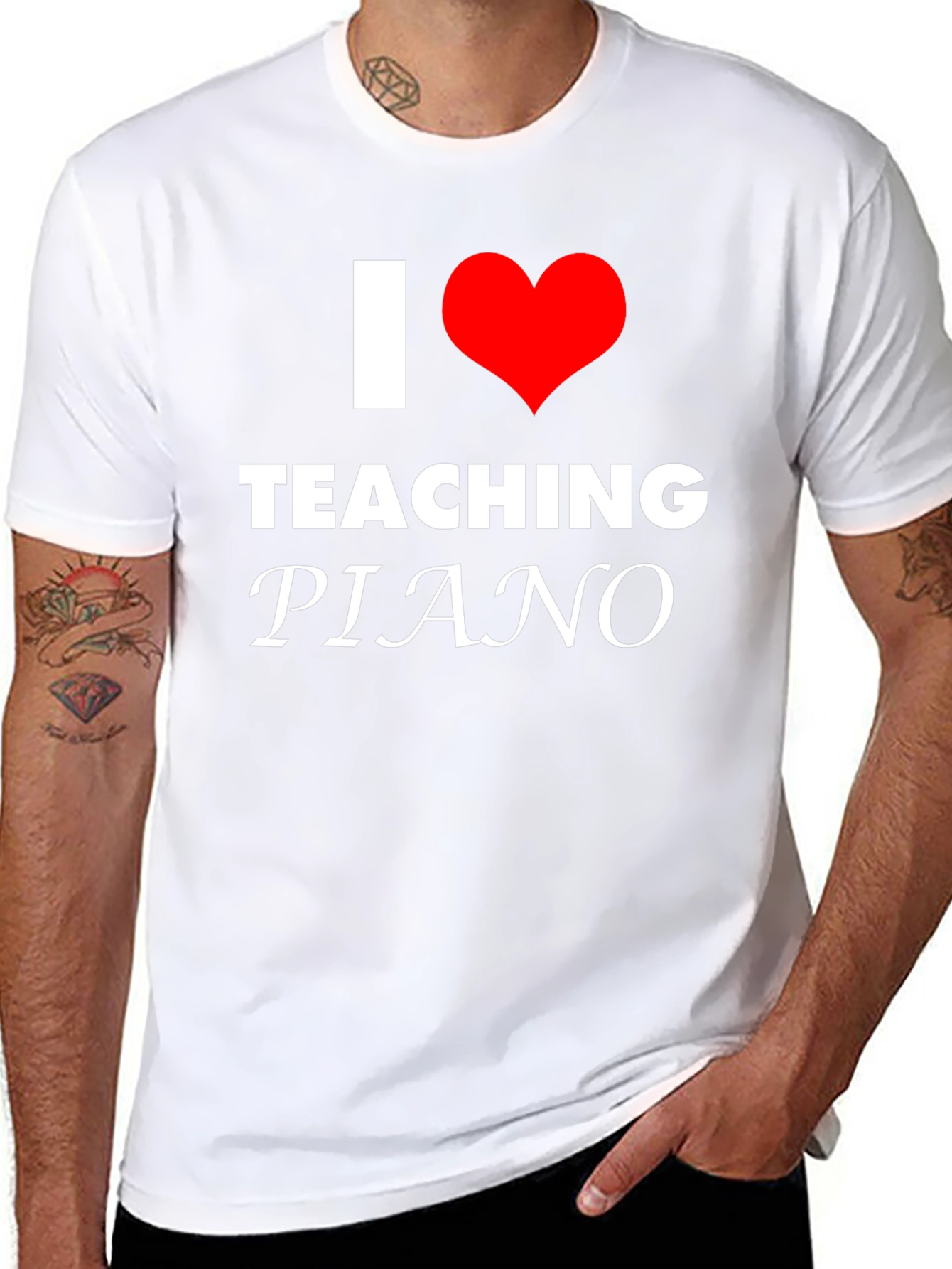 I Love Teaching Piano T-Shirt