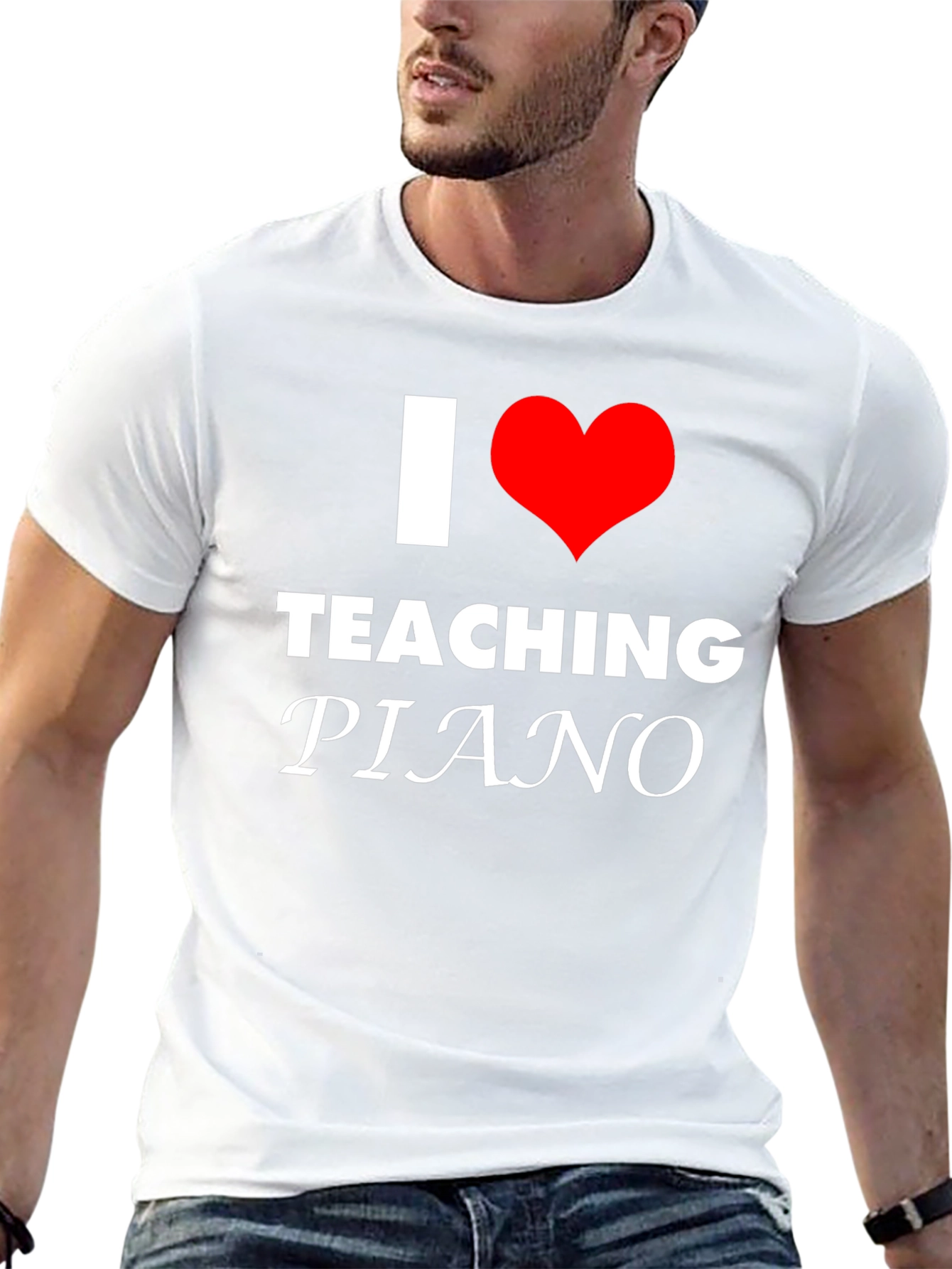 I Love Teaching Piano T-Shirt