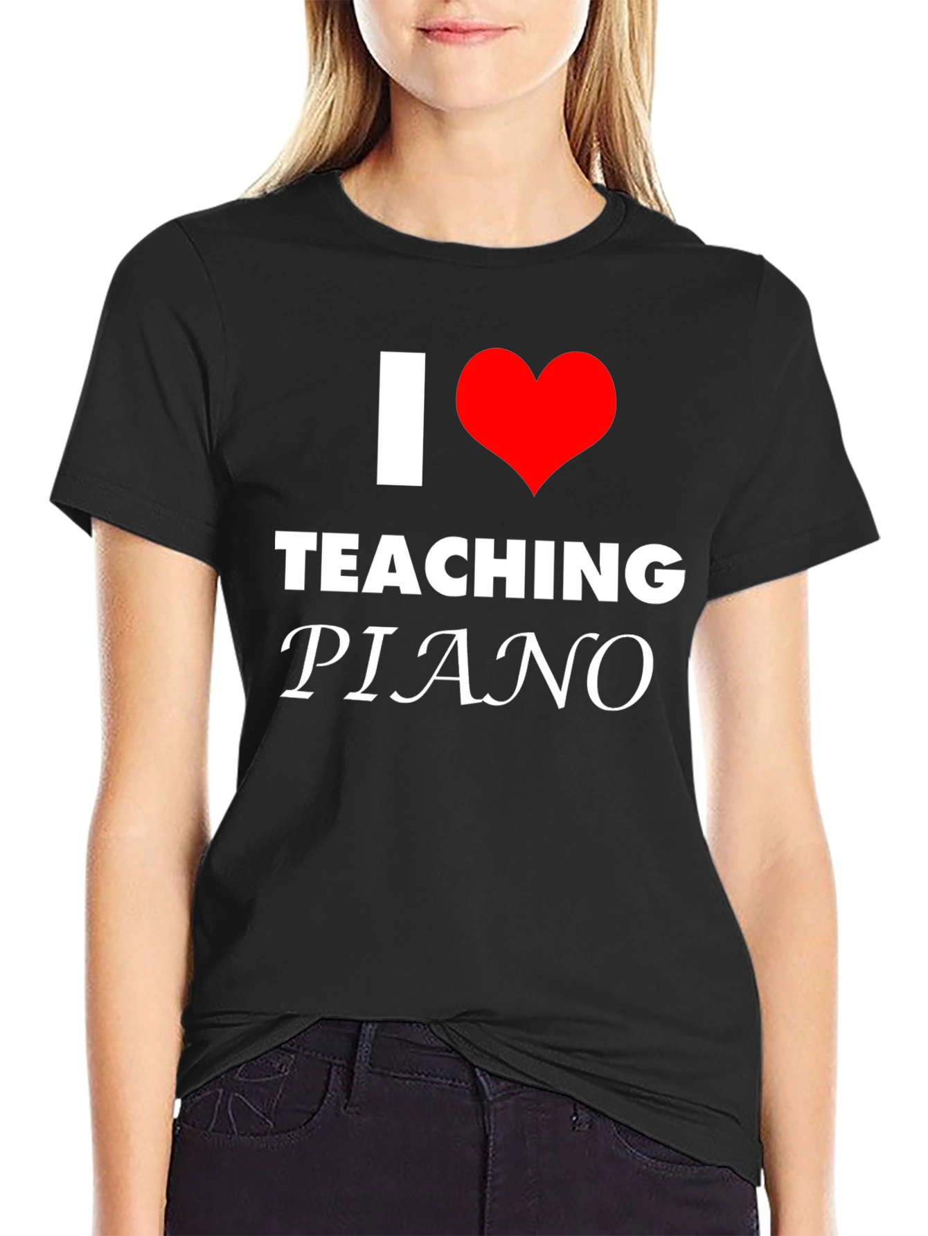 I Love Teaching Piano T-Shirt