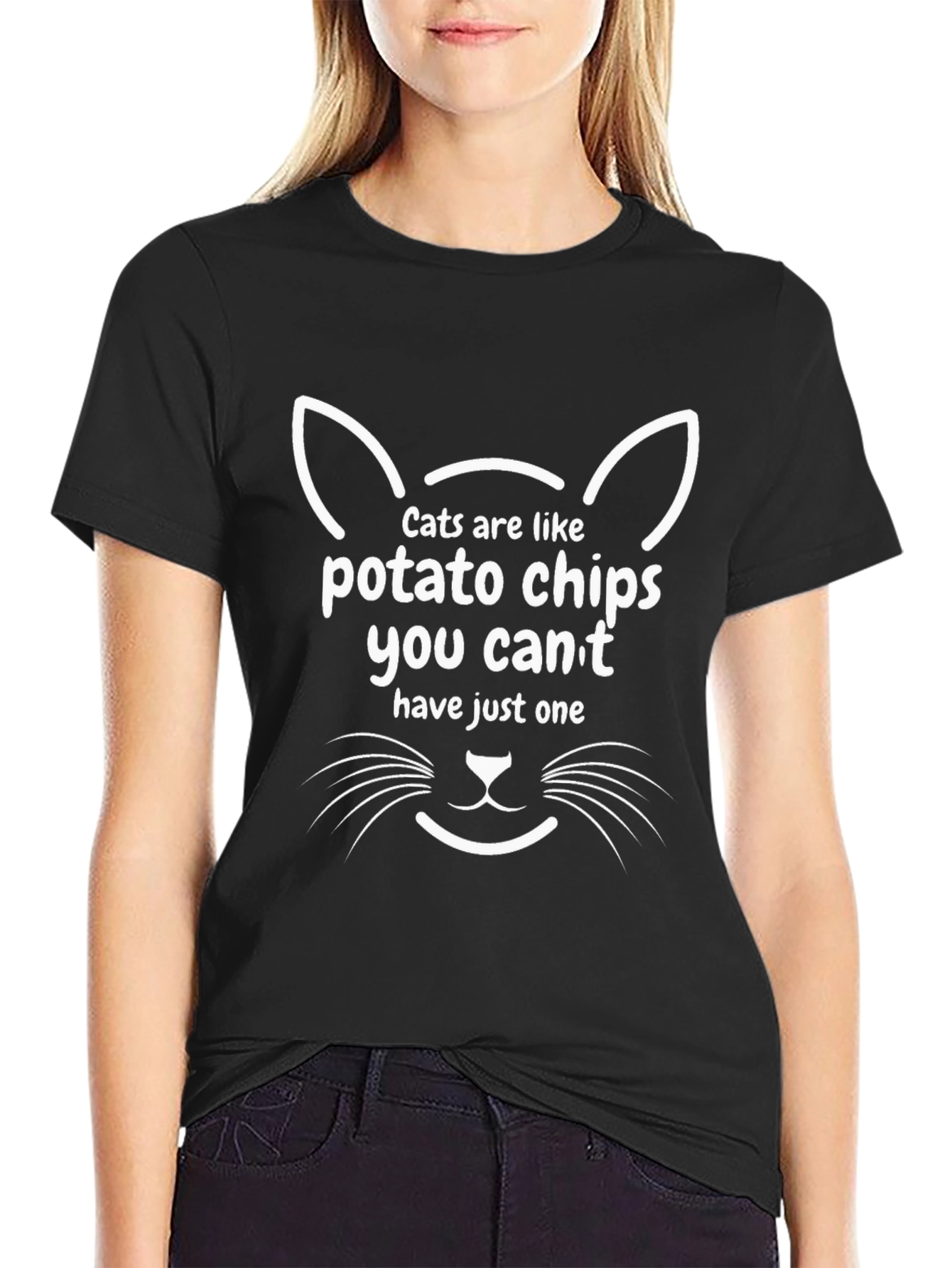 Cat Potato Chips Graphic Tee