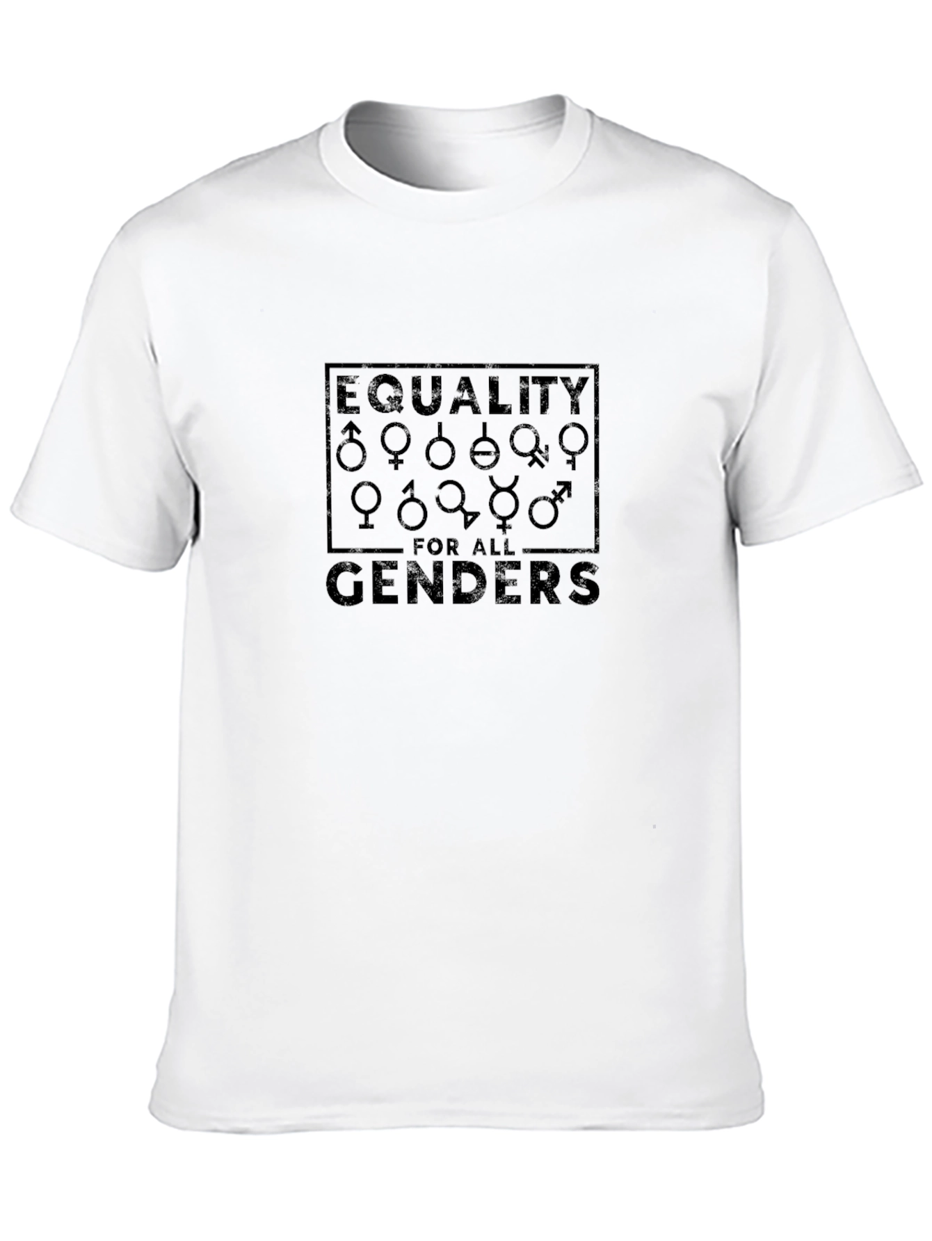 Equality for All Genders Black Graphic Tee