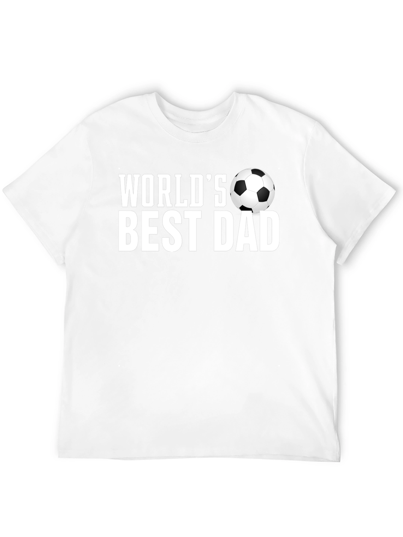 Worlds Best Dad Soccer Ball T-Shirt