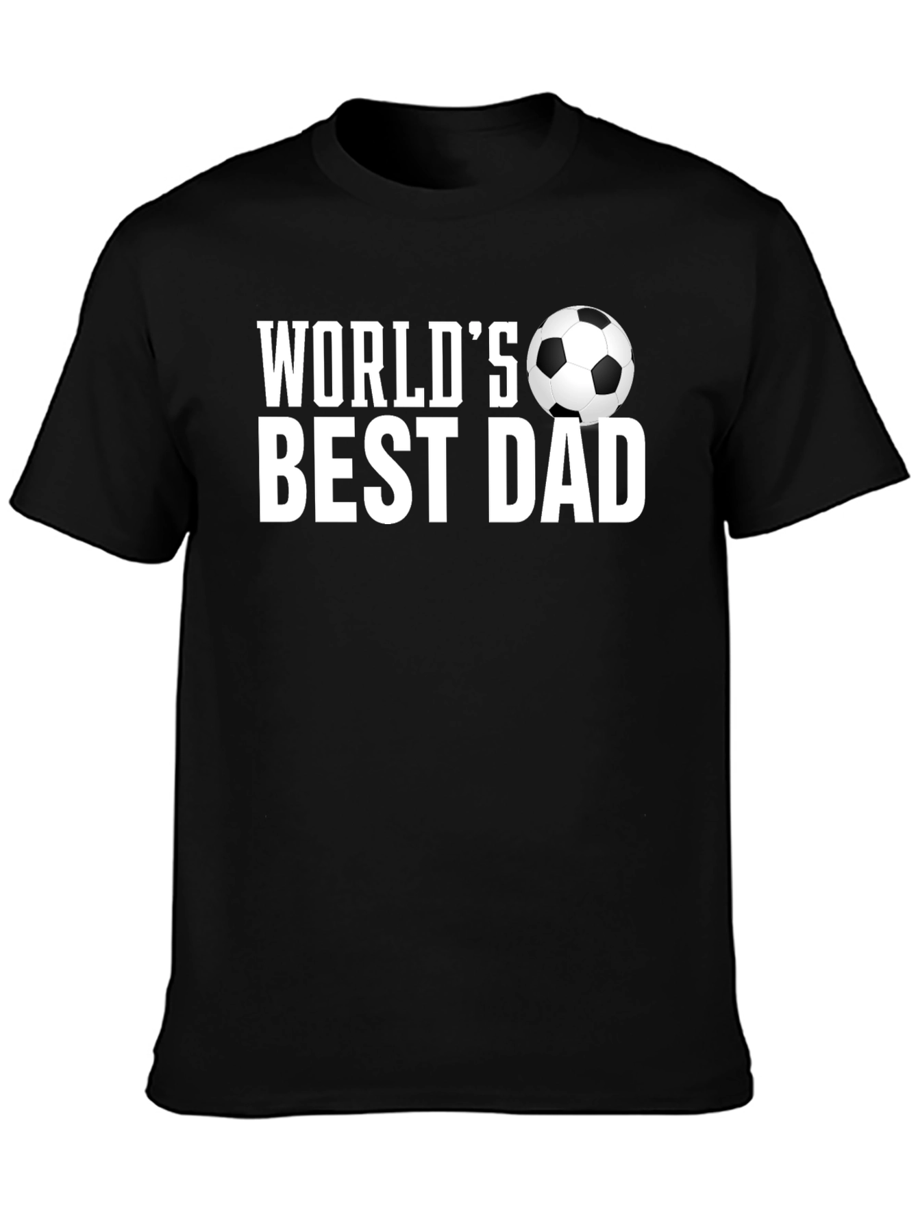 Worlds Best Dad Soccer Ball T-Shirt